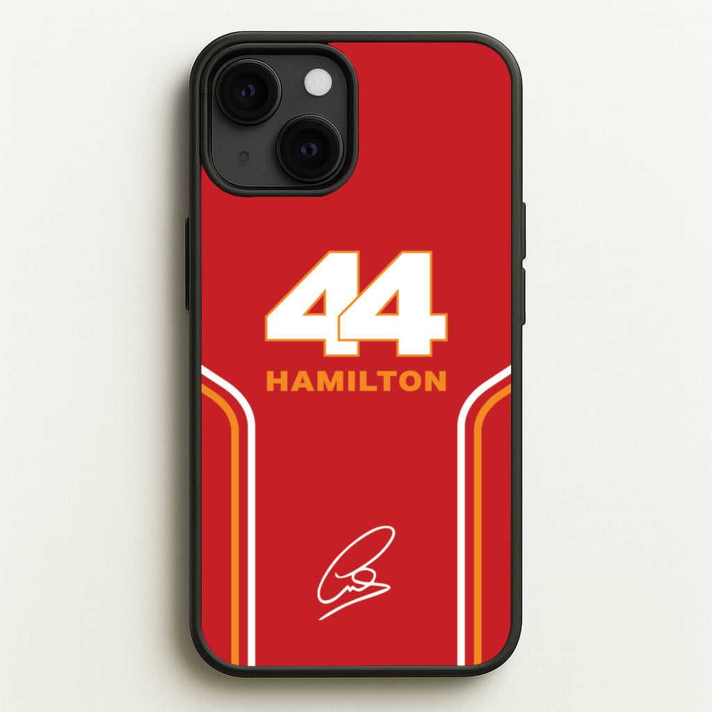 Stripes 44 Hamilton - F1 Phone Case for iPhone 13 Mini