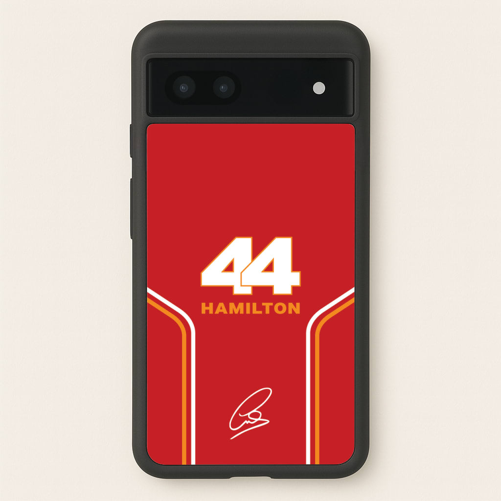 Stripes 44 Hamilton - F1 Phone Case for Google Pixel 6a