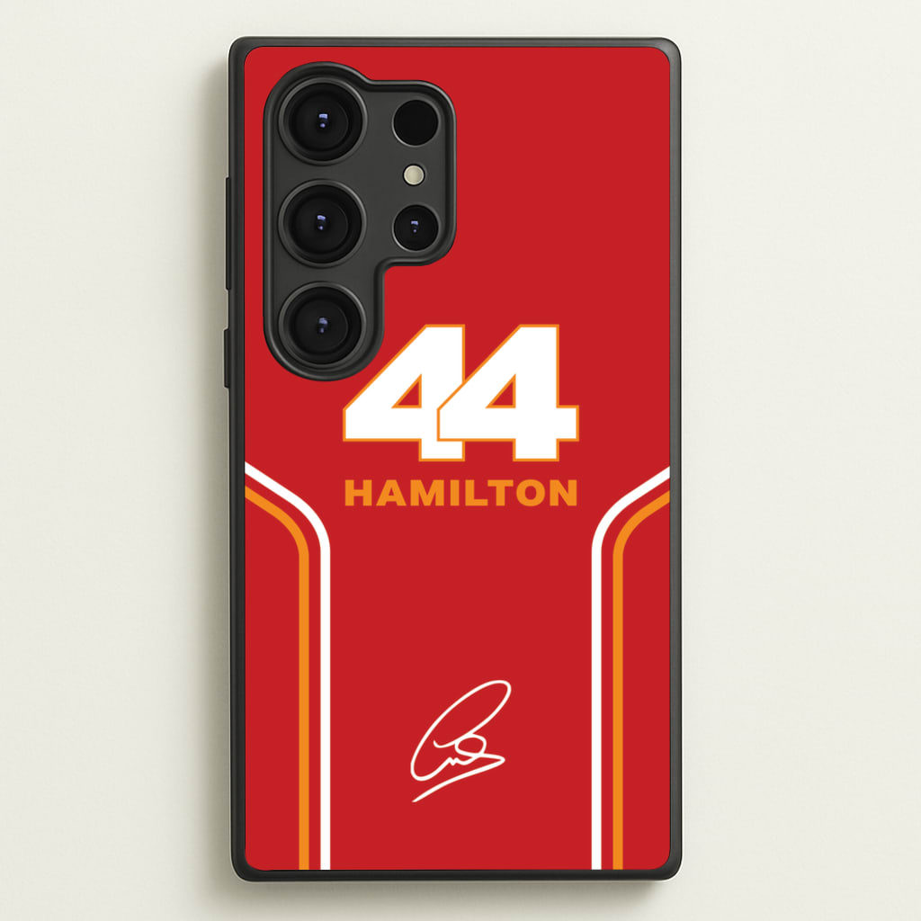 Stripes 44 Hamilton - F1 Phone Case for Galaxy S25 Ultra