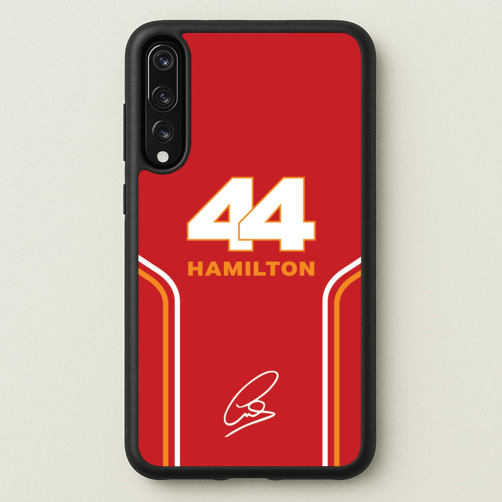 Stripes 44 Hamilton - F1 Phone Case for Huawei P20 Pro
