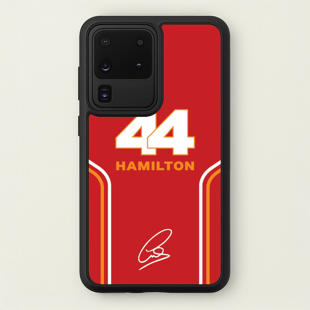 Stripes 44 Hamilton - F1 Phone Case for Galaxy S20 Ultra