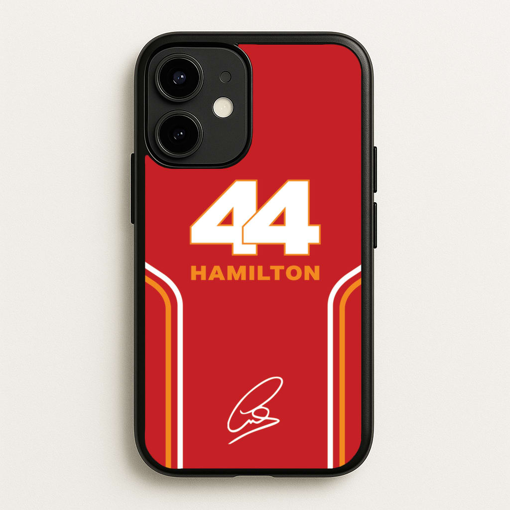 Stripes 44 Hamilton - F1 Phone Case for iPhone 12 / 12 Pro
