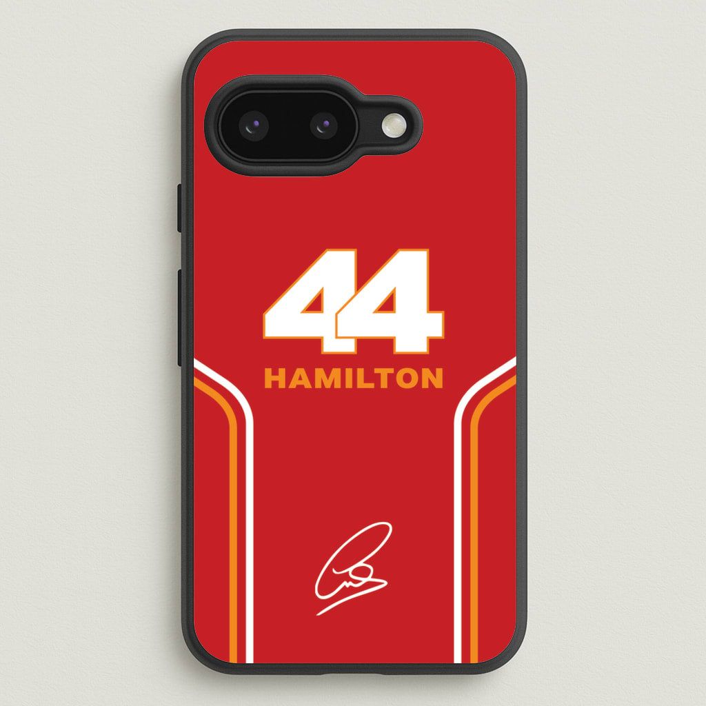 Stripes 44 Hamilton - F1 Phone Case for Google Pixel 9a