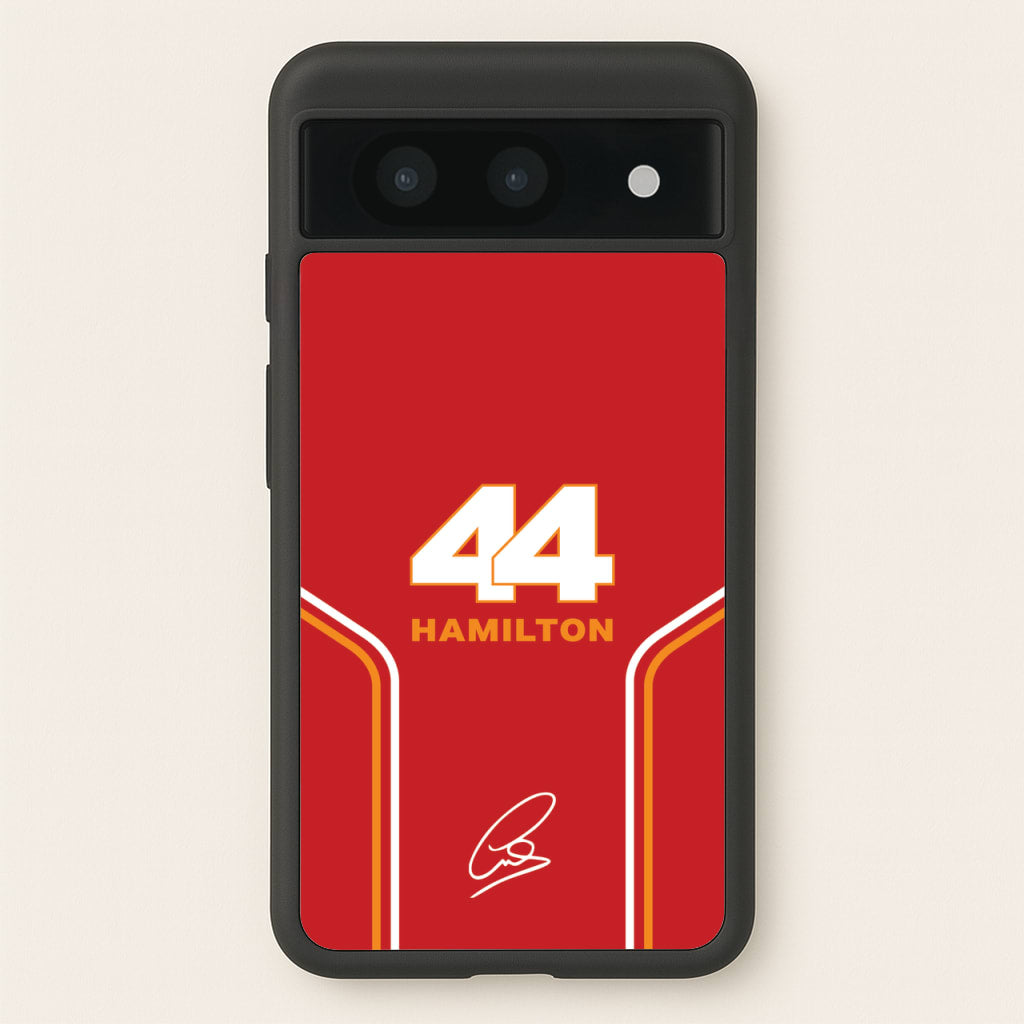 Stripes 44 Hamilton - F1 Phone Case for Google Pixel 8a