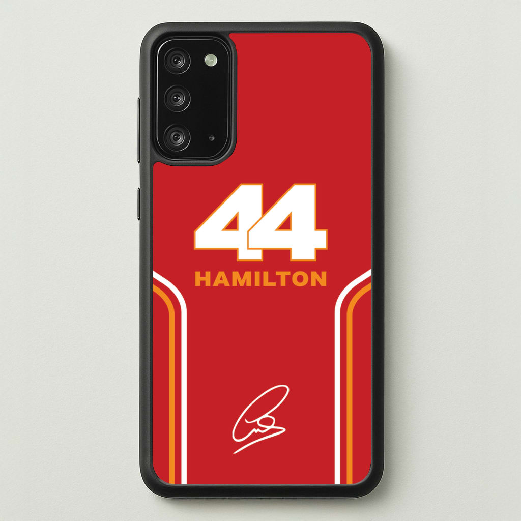 Stripes 44 Hamilton - F1 Phone Case for Galaxy Note 20