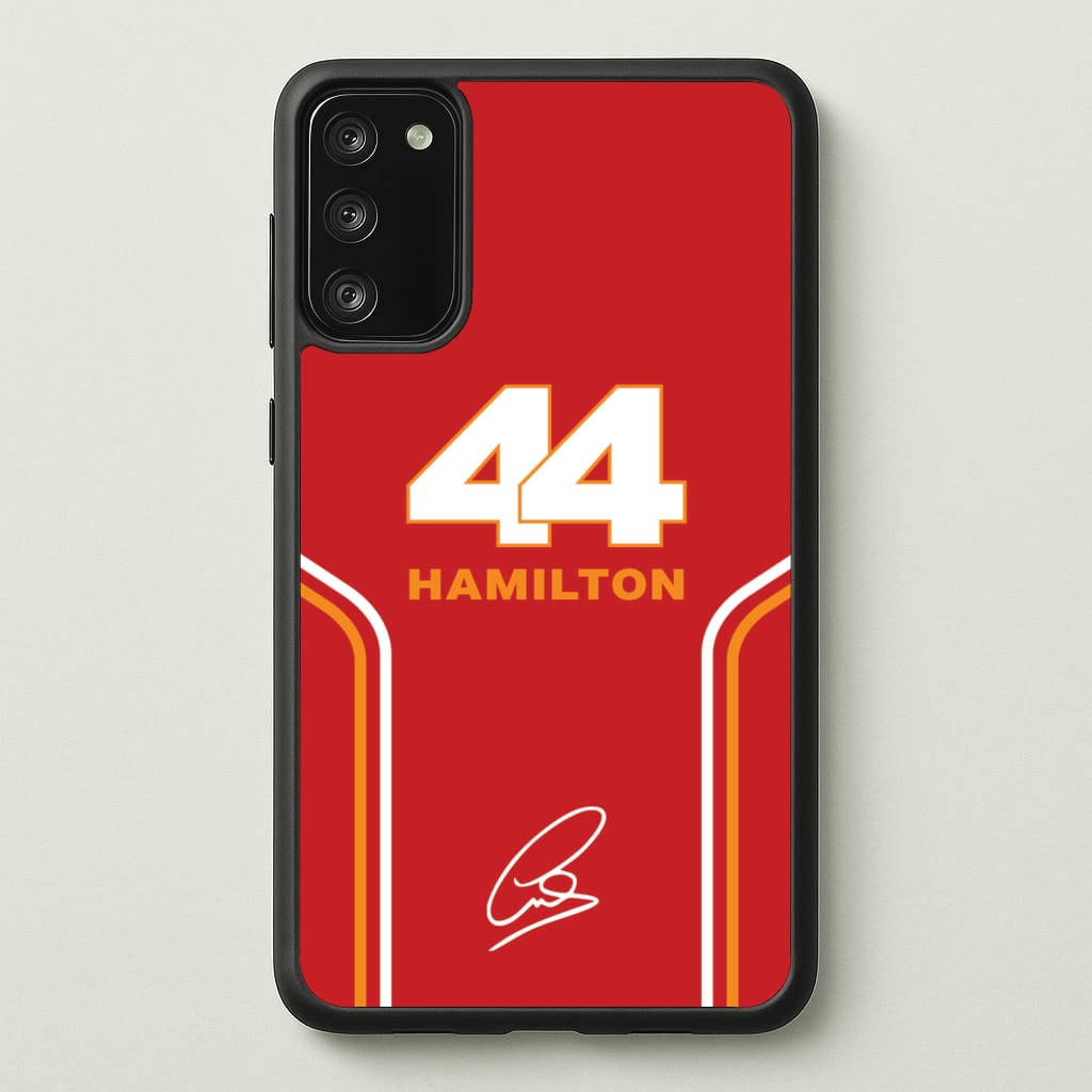 Stripes 44 Hamilton - F1 Phone Case for Galaxy A41