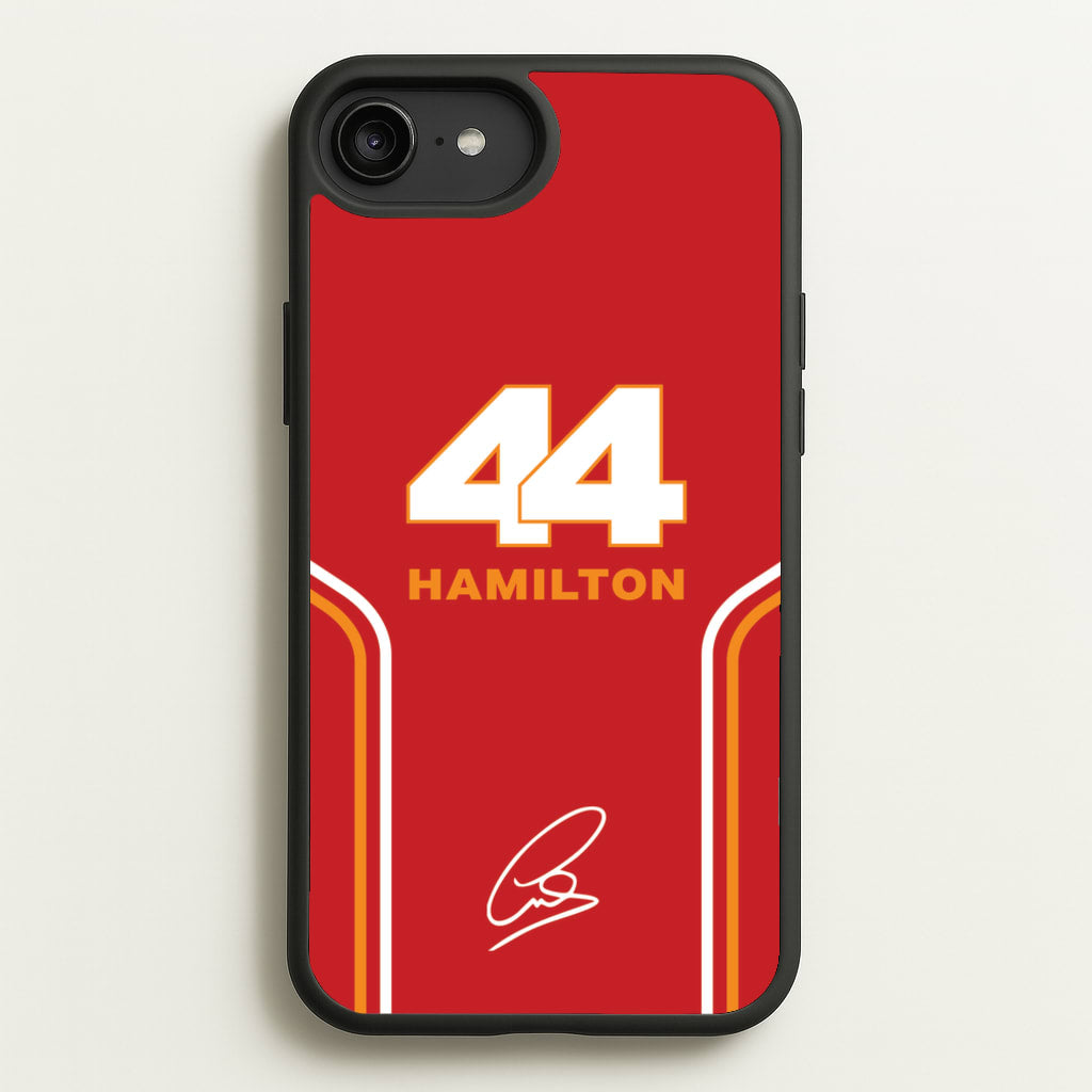 Stripes 44 Hamilton - F1 Phone Case for iPhone 6 Plus / 7 Plus / 8 Plus