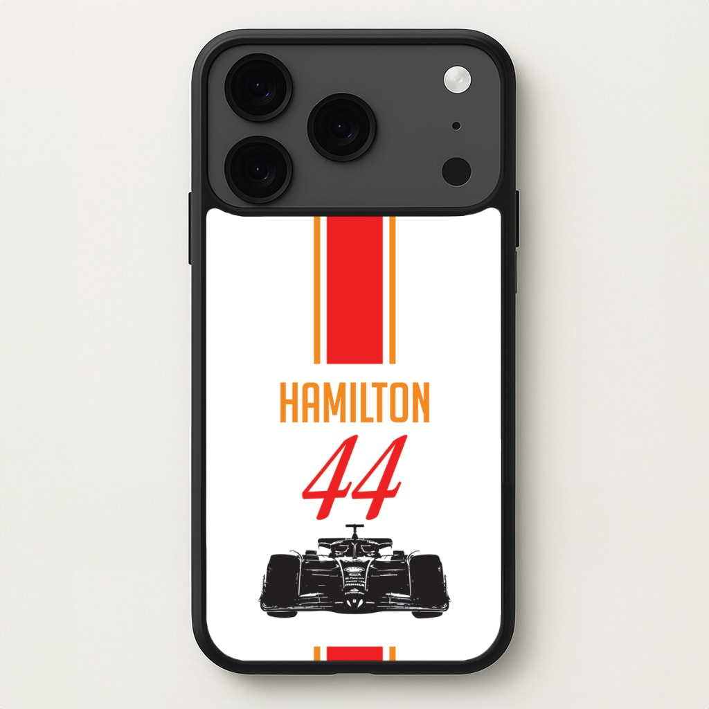 F1 Car Hamilton Phone Case for iPhone 17 Pro Max