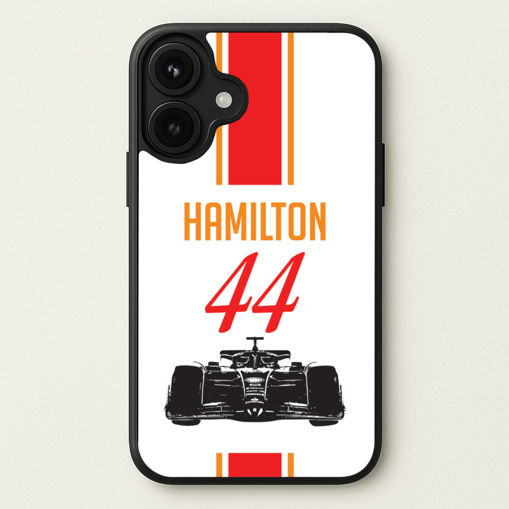 F1 Car Hamilton Phone Case for iPhone 17
