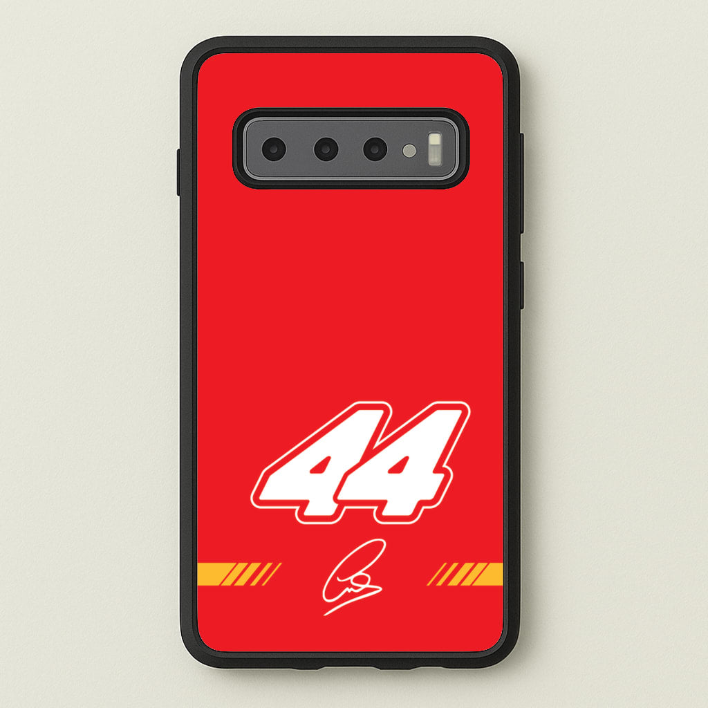 Retro 44 Hamilton - F1 Phone Case for Galaxy S10