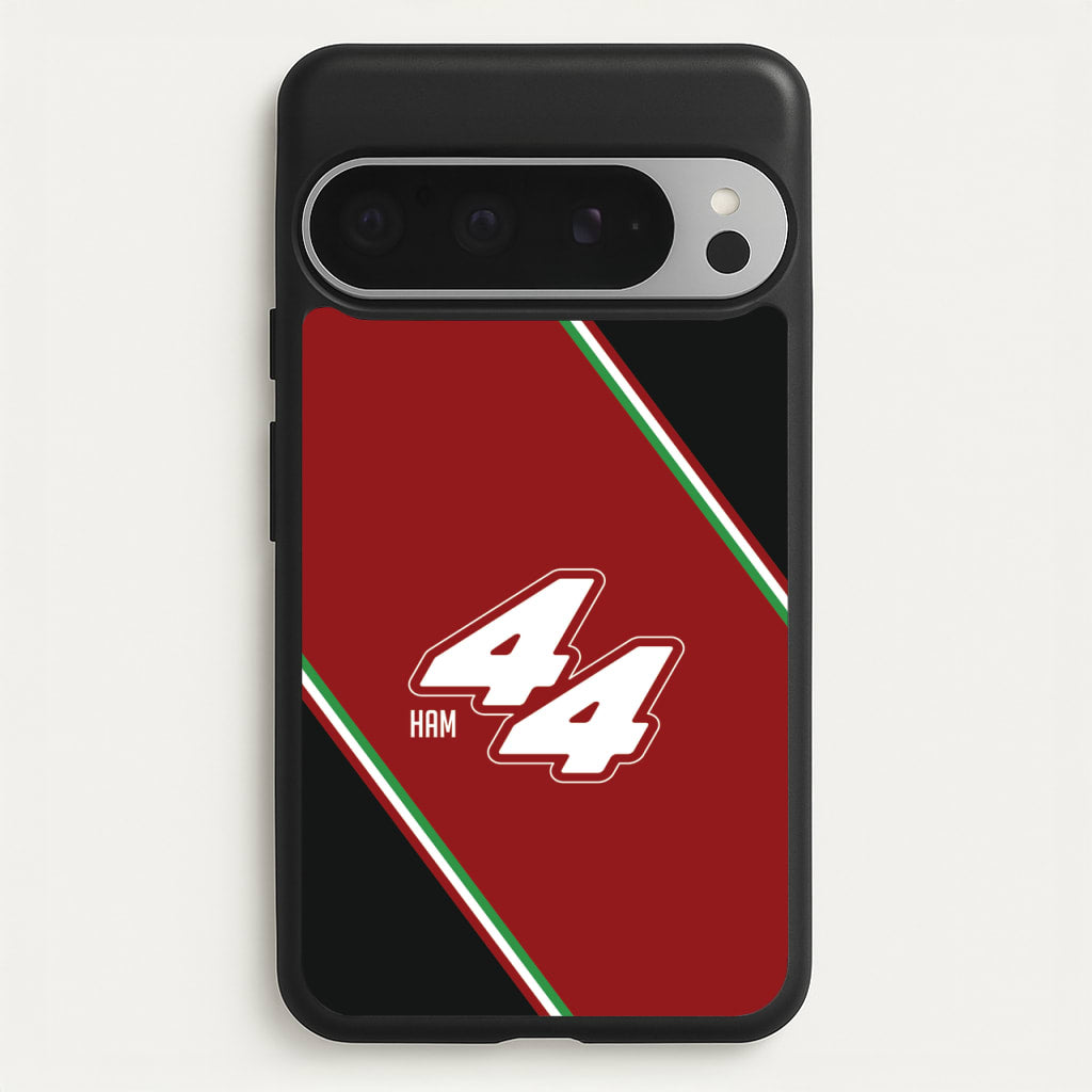 Dark Red Retro 44 - F1 Phone Case for Google Pixel 9 Pro XL