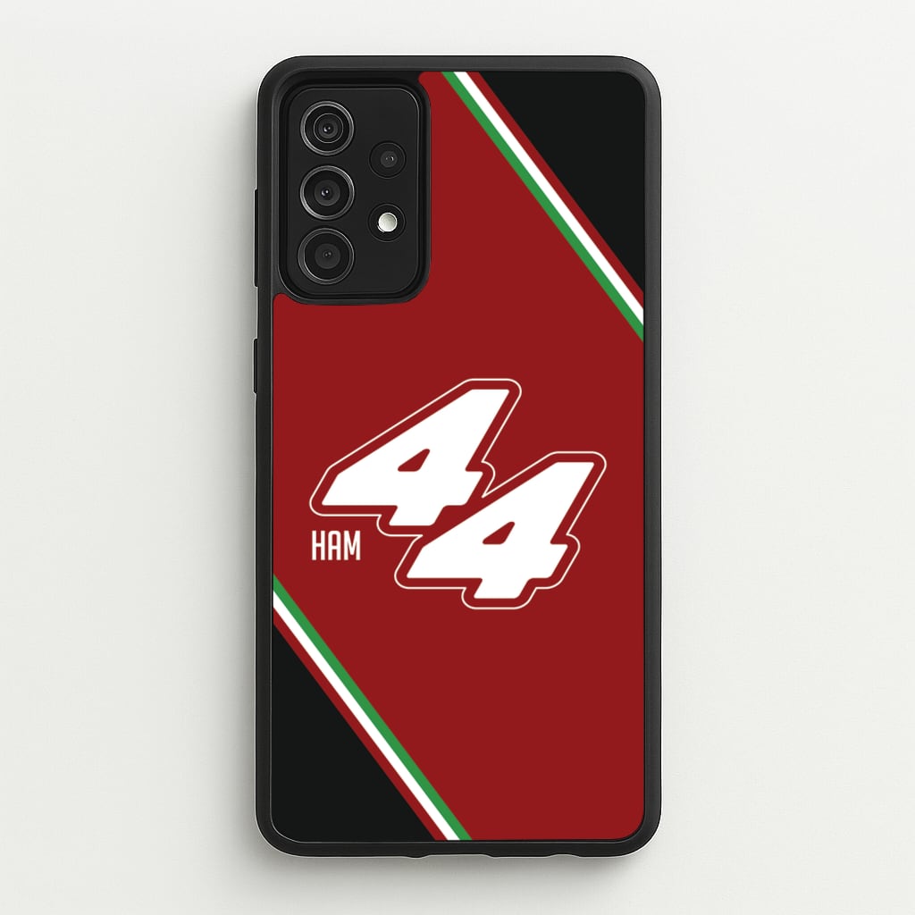 Dark Red Retro 44 - F1 Phone Case for Galaxy A52 / A52s