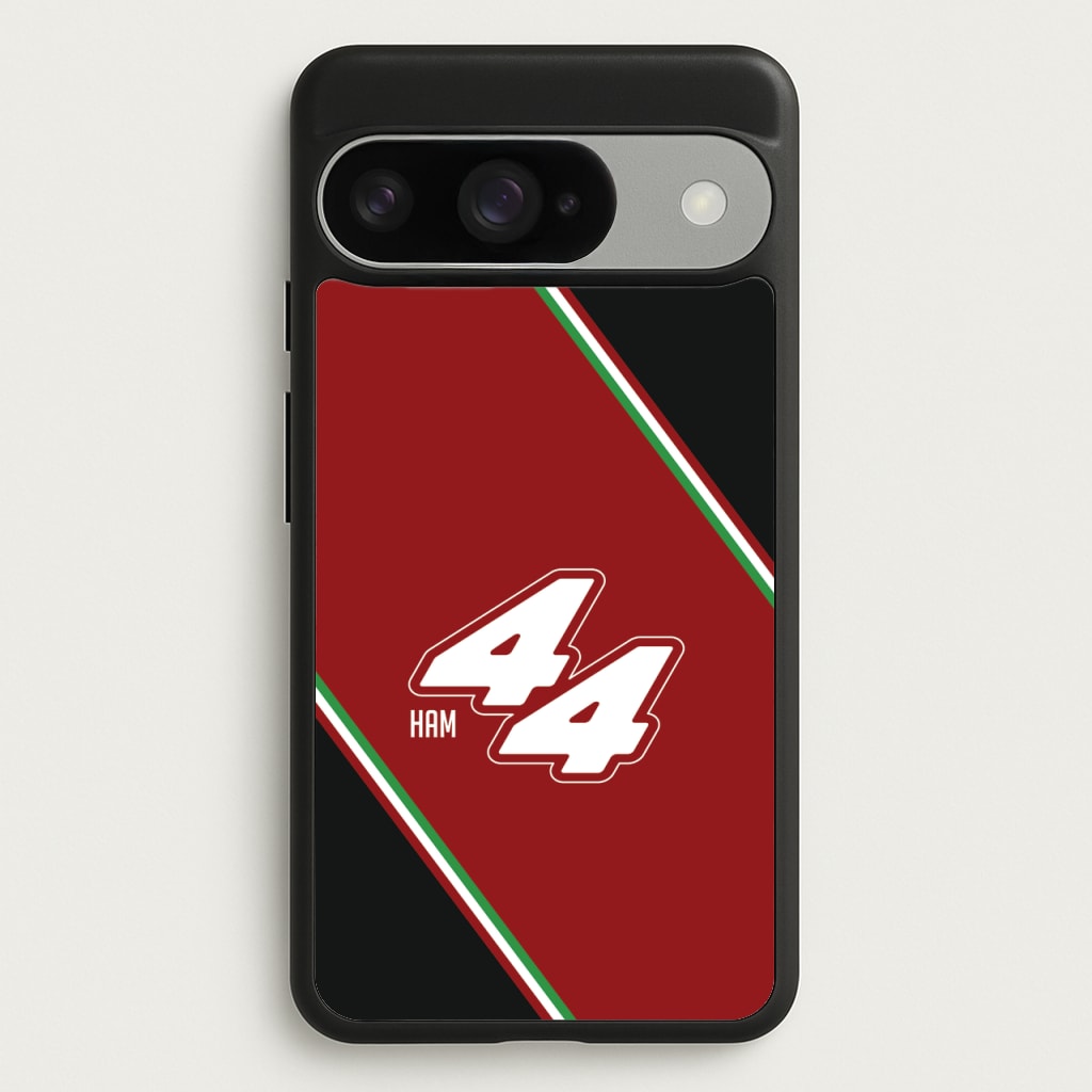 Dark Red Retro 44 Phone Case for Google Pixel 10 / 10 Pro