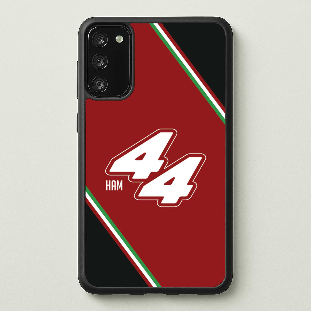 Dark Red Retro 44 - F1 Phone Case for Galaxy S20