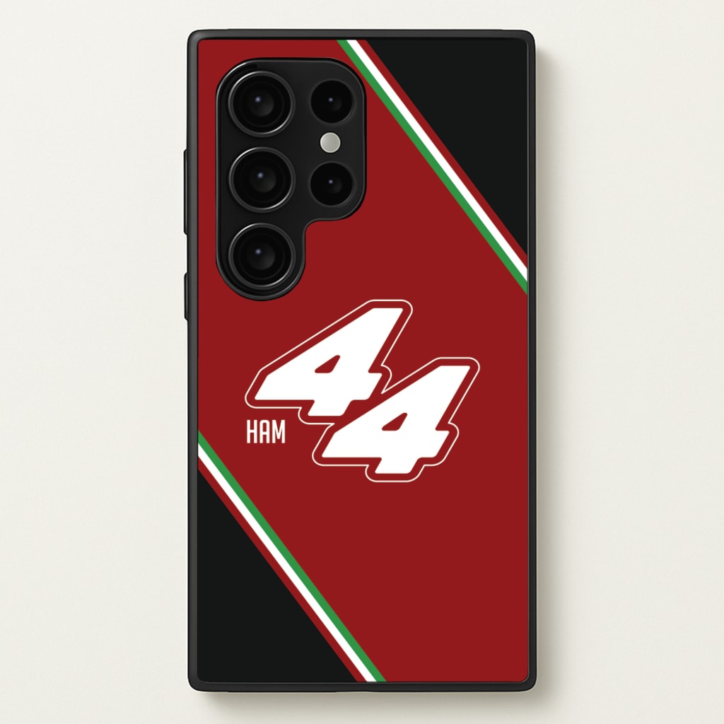 Dark Red Retro 44 - F1 Phone Case for Galaxy S24 Ultra