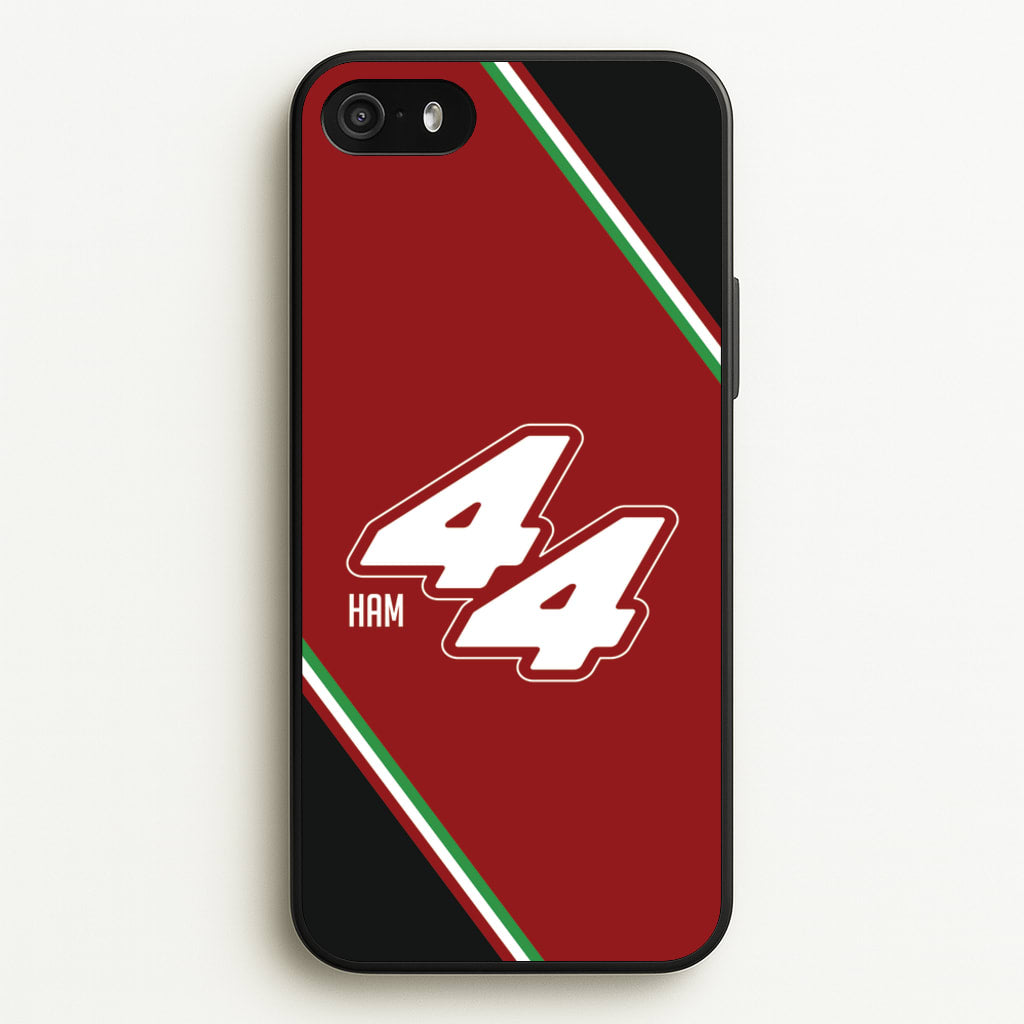 Dark Red Retro 44 - F1 Phone Case for iPhone 5 / 5s / SE 2016