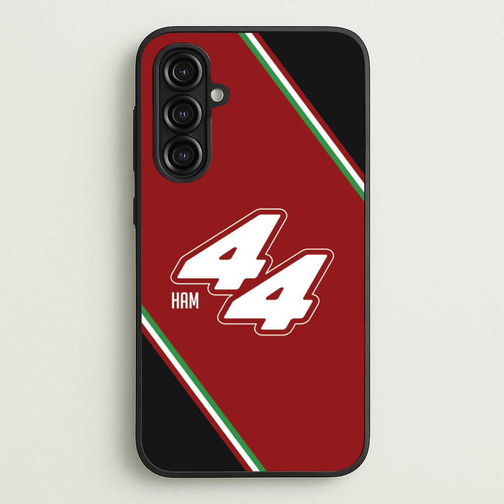 Dark Red Retro 44 - F1 Phone Case for Galaxy A16