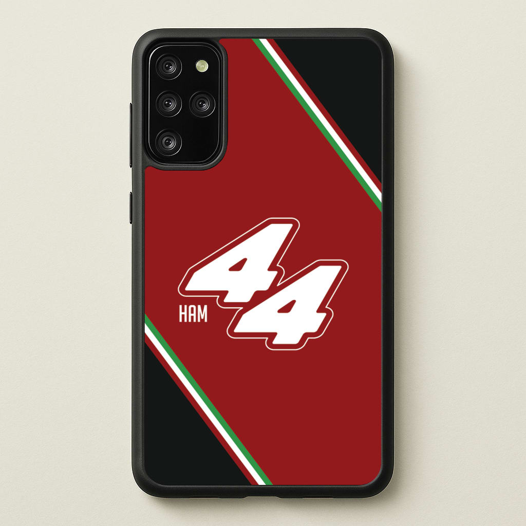 Dark Red Retro 44 - F1 Phone Case for Galaxy S20 Plus