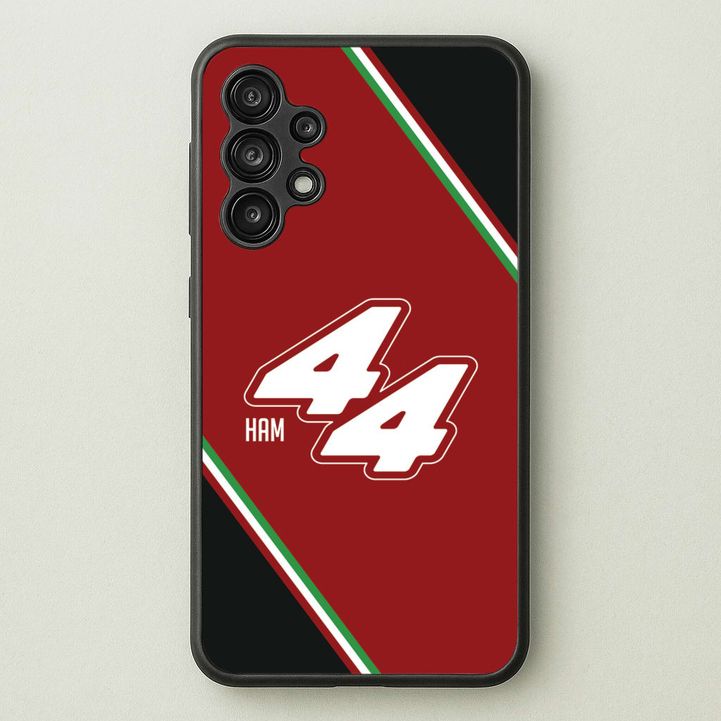 Dark Red Retro 44 - F1 Phone Case for Galaxy A13