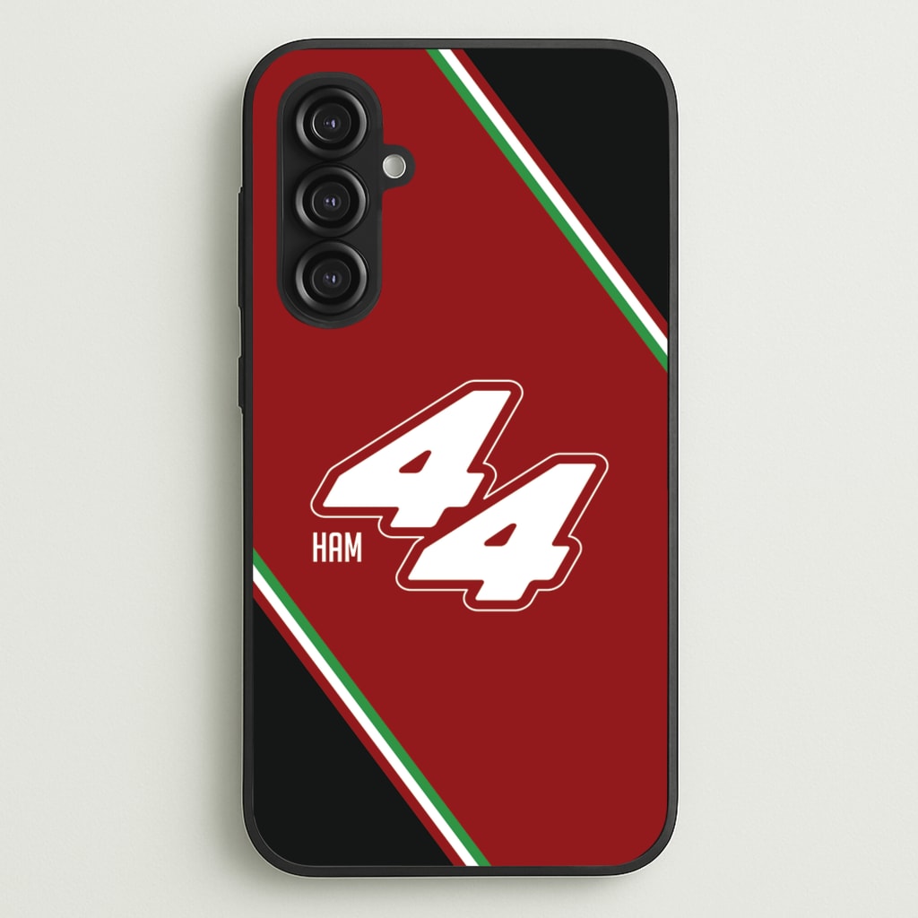 Dark Red Retro 44 - F1 Phone Case for Galaxy S23FE