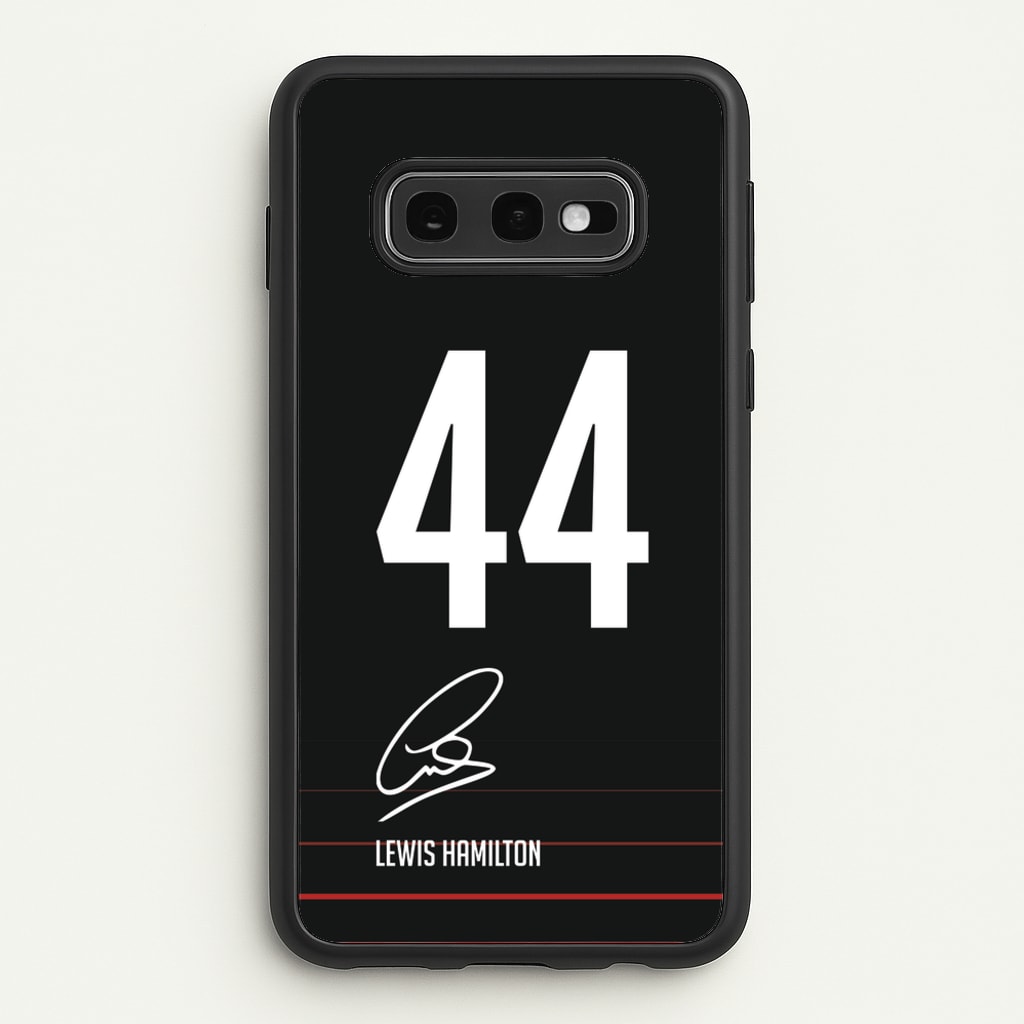 Hamilton Signature - F1 Phone Case for Galaxy S10e