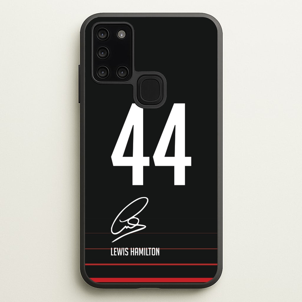 Hamilton Signature - F1 Phone Case for Galaxy A21s