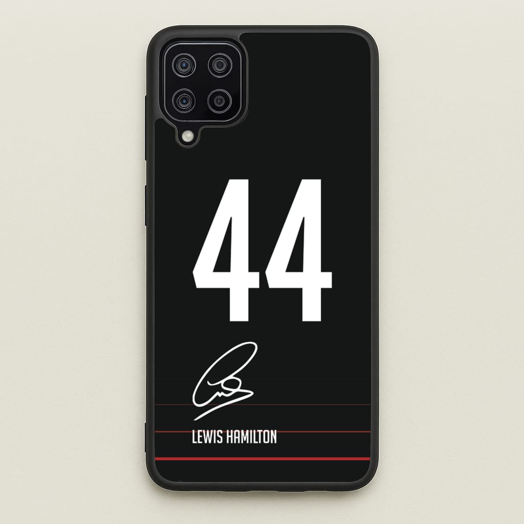 Hamilton Signature - F1 Phone Case for Galaxy A12