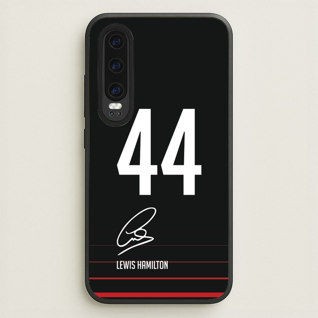 Hamilton Signature - F1 Phone Case for Huawei P30
