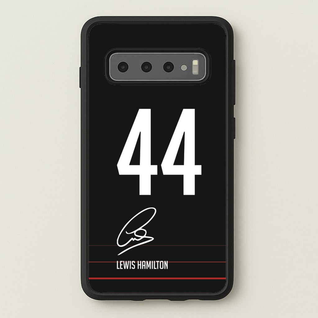 Hamilton Signature - F1 Phone Case for Galaxy S10