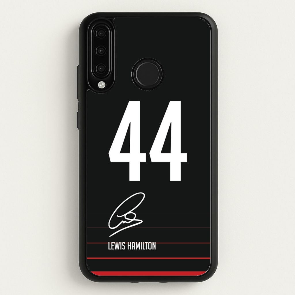 Hamilton Signature - F1 Phone Case for Huawei P30 Lite