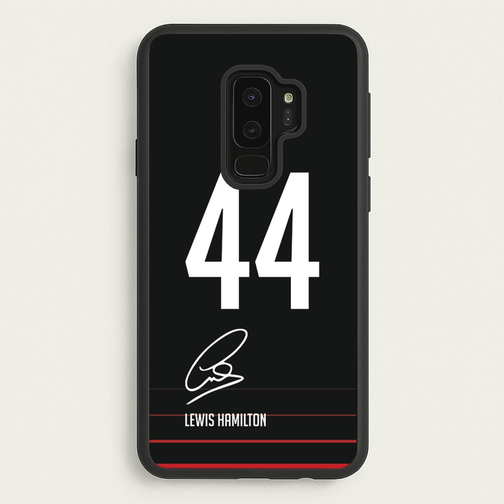 Hamilton Signature - F1 Phone Case for Galaxy S9 Plus
