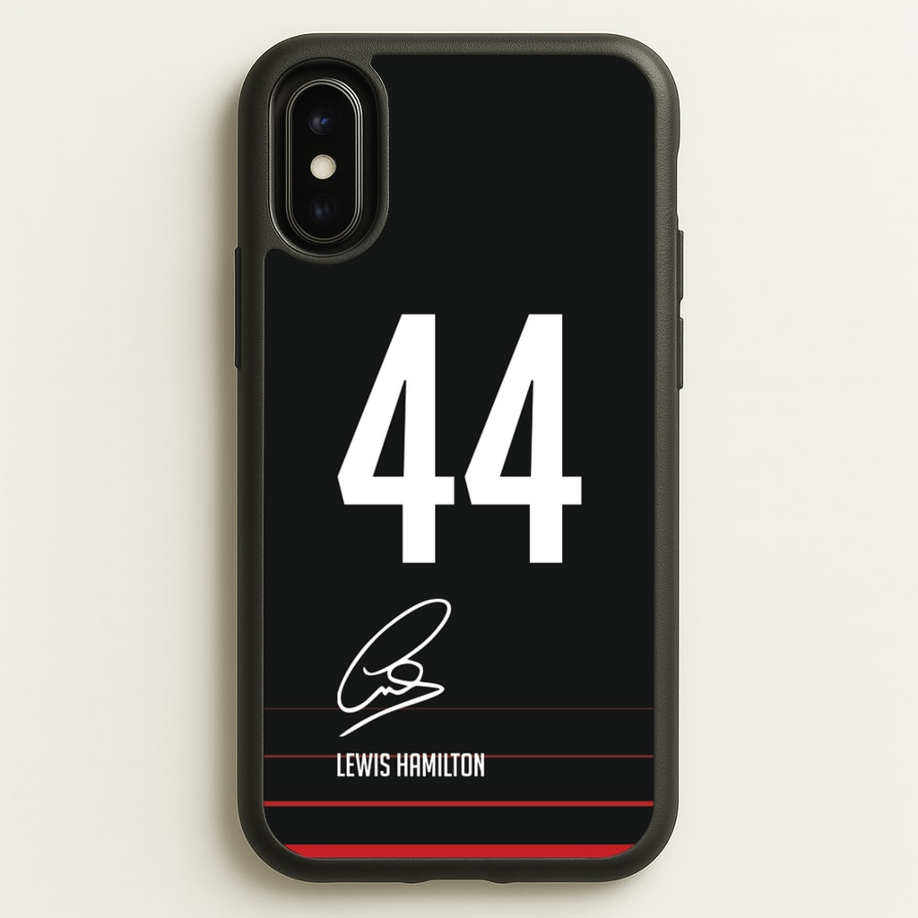 Hamilton Signature - F1 Phone Case for iPhone X / XS