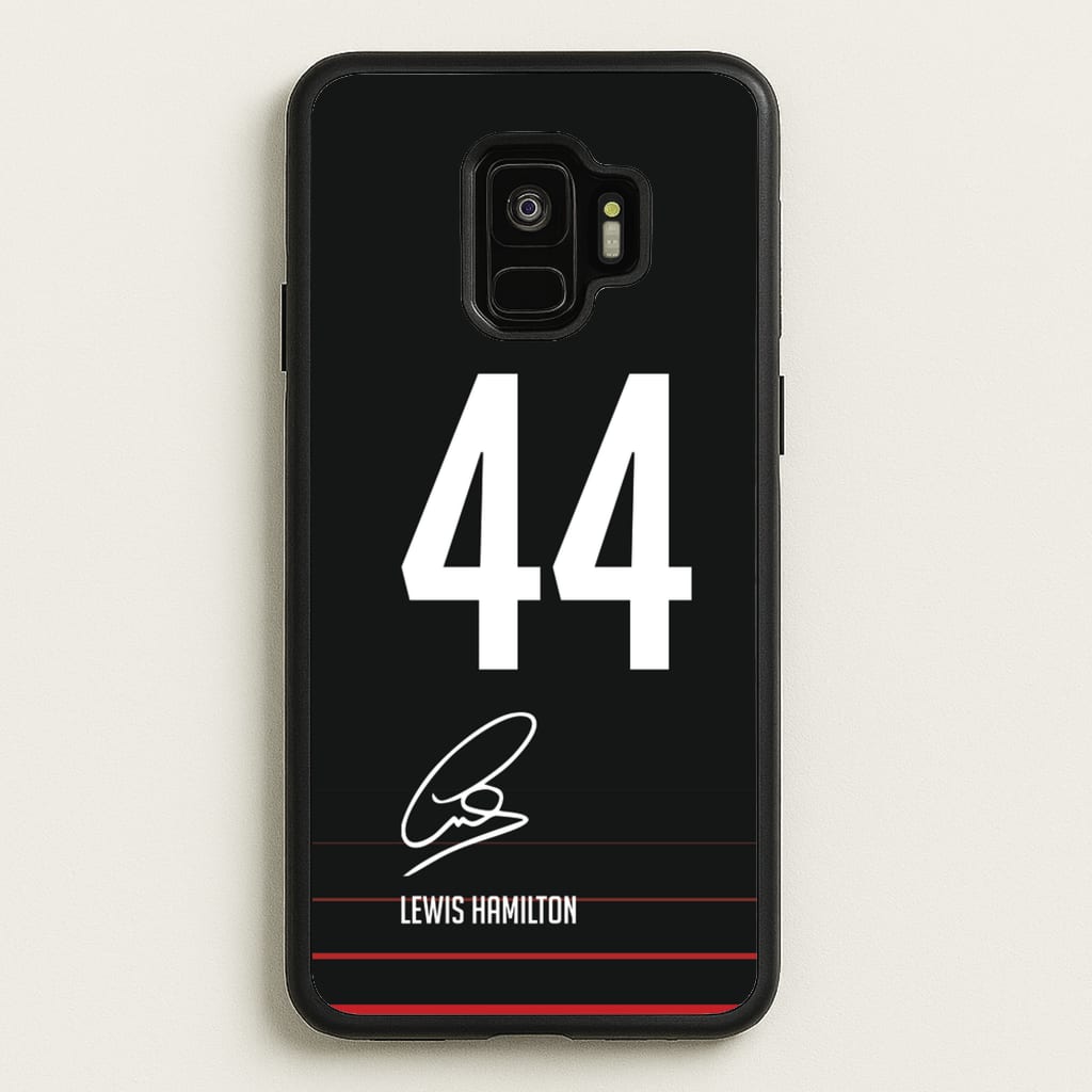 Hamilton Signature - F1 Phone Case for Galaxy S9