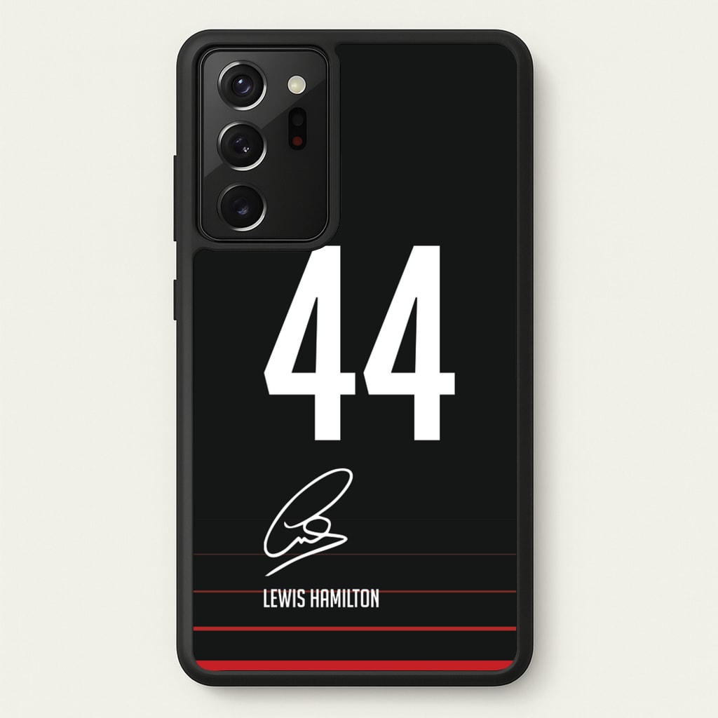 Hamilton Signature - F1 Phone Case for Galaxy Note 20 Ultra