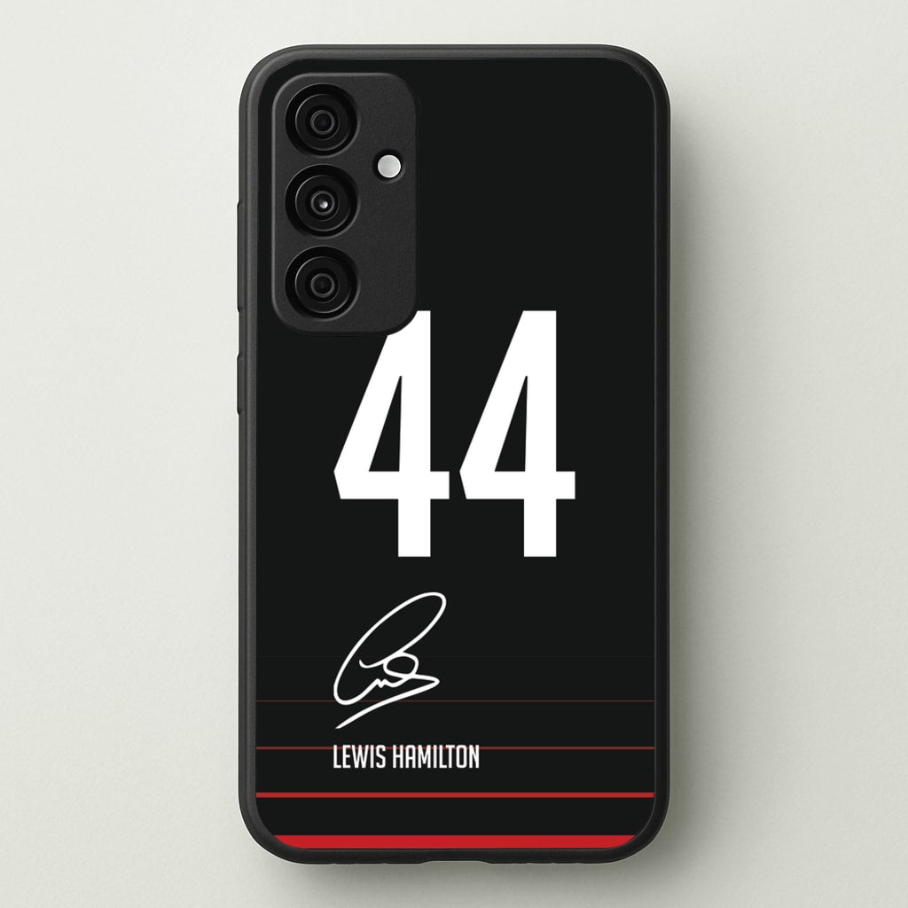Hamilton Signature - F1 Phone Case for Galaxy A55