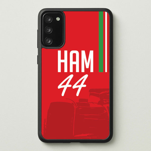 Dark Red Hamilton 44 - F1 Phone Case for Galaxy S20FE