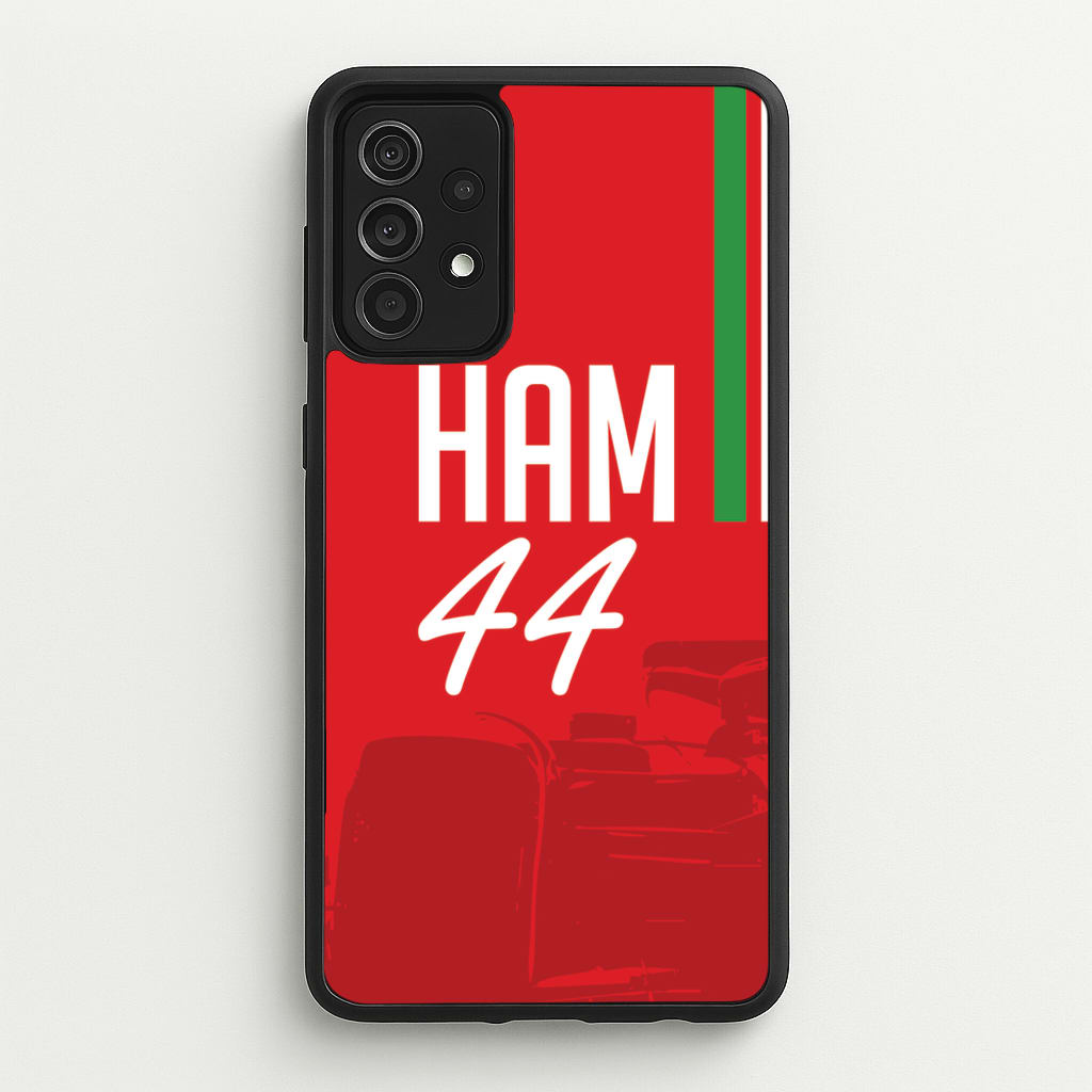 Dark Red Hamilton 44 - F1 Phone Case for Galaxy A52 / A52s