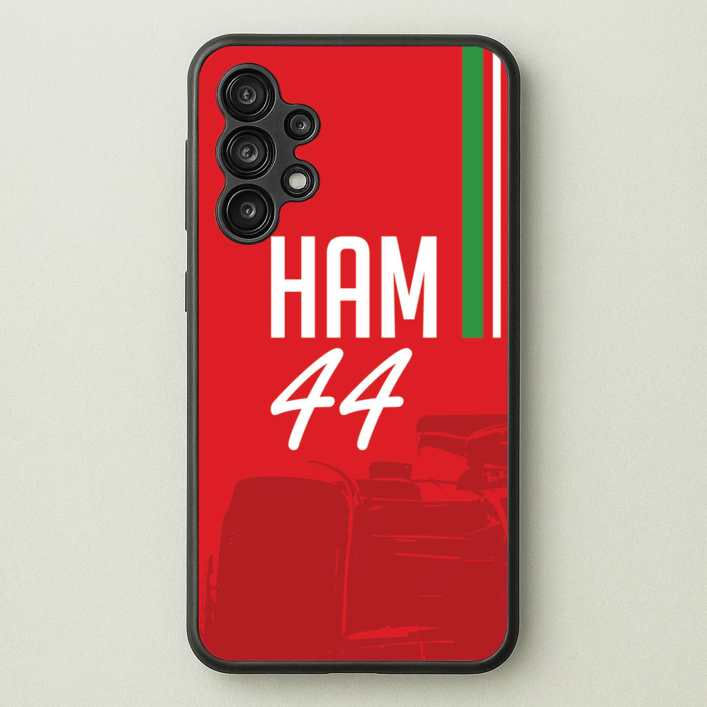 Dark Red Hamilton 44 - F1 Phone Case for Galaxy A13