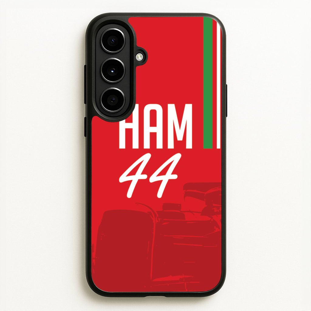 Dark Red Hamilton 44 - F1 Phone Case for Galaxy A56