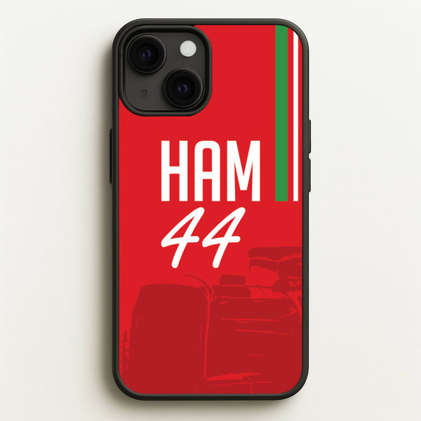 Dark Red Hamilton 44 - F1 Phone Case for iPhone 13 Mini