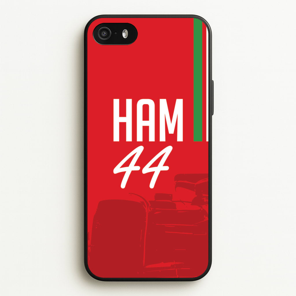 Dark Red Hamilton 44 - F1 Phone Case for iPhone 5 / 5s / SE 2016