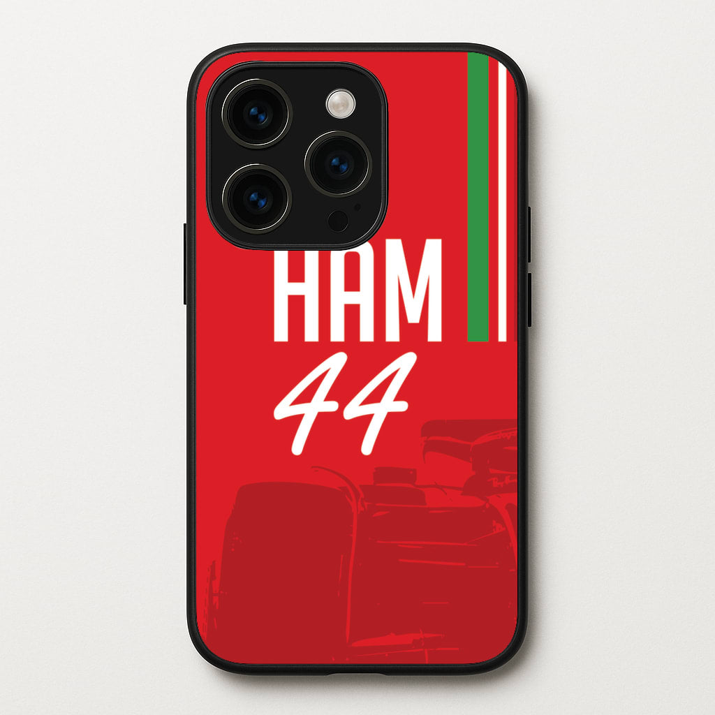 Dark Red Hamilton 44 - F1 Phone Case for iPhone 15 Pro Max