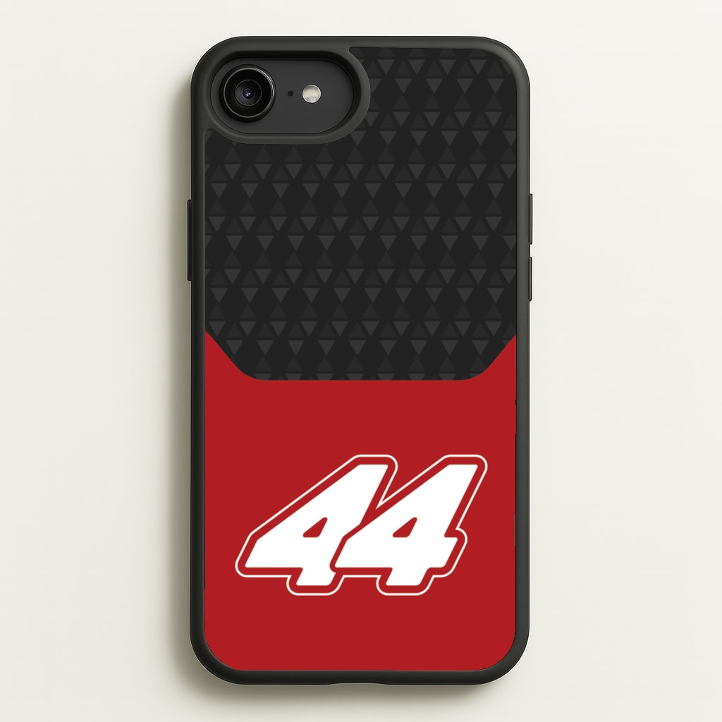Red And Gray 44 - F1 Phone Case for iPhone 6 Plus / 7 Plus / 8 Plus