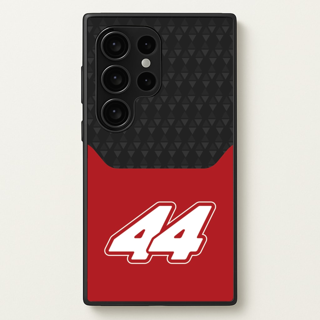 Red And Gray 44 - F1 Phone Case for Galaxy S24 Ultra