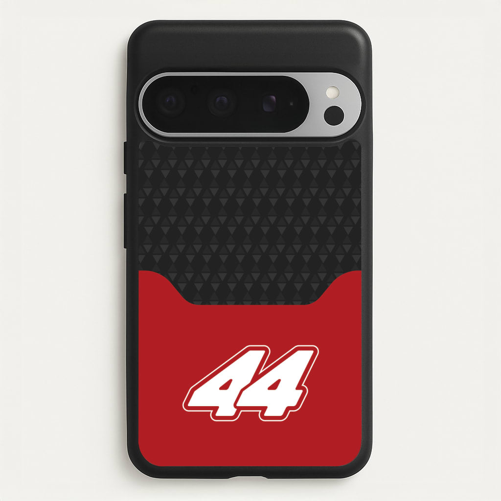 Red And Gray 44 - F1 Phone Case for Google Pixel 9 Pro XL
