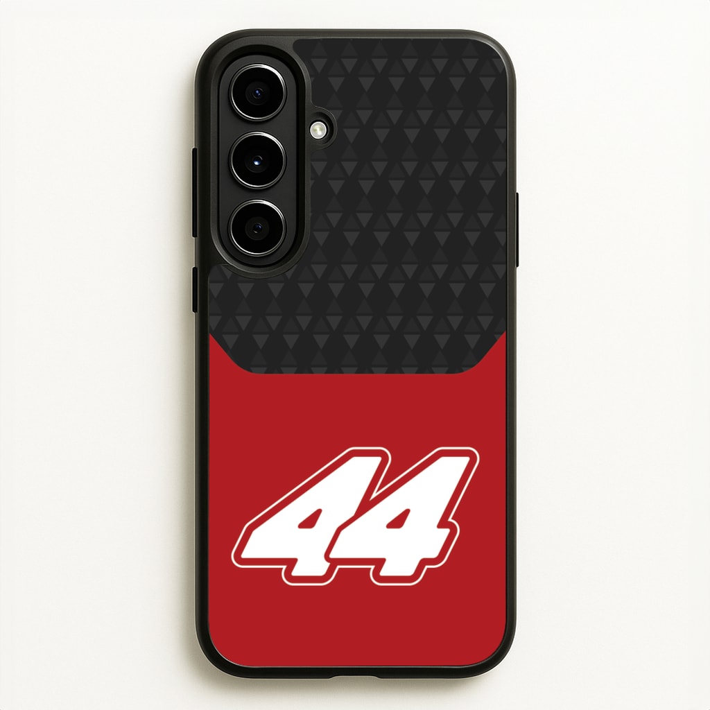 Red And Gray 44 - F1 Phone Case for Galaxy A56