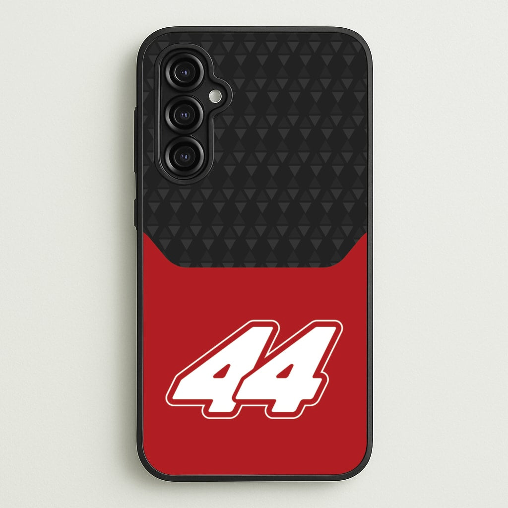 Red And Gray 44 - F1 Phone Case for Galaxy A14