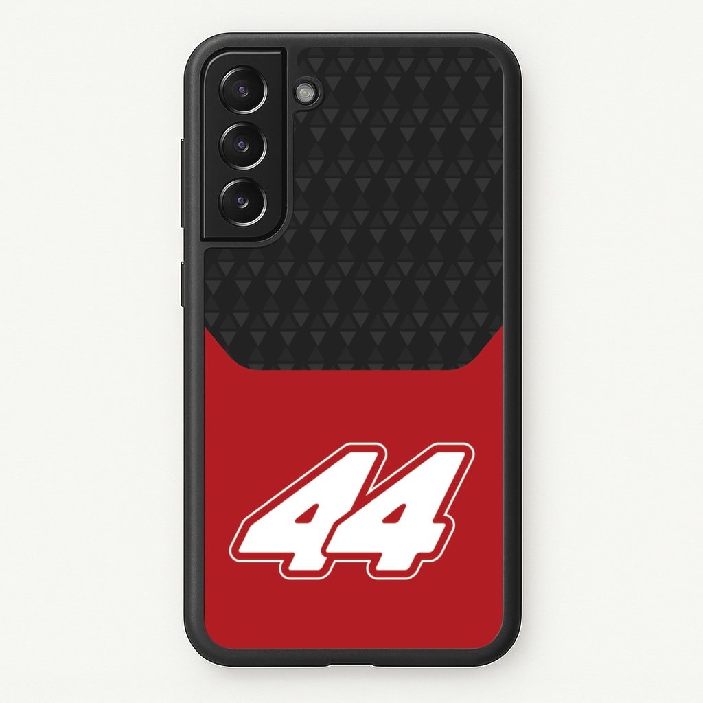 Red And Gray 44 - F1 Phone Case for Galaxy S21 Plus