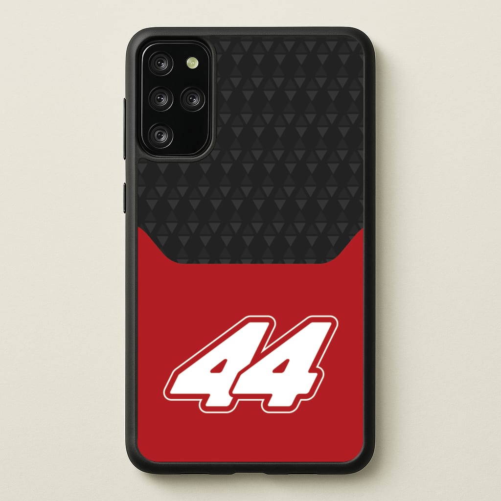 Red And Gray 44 - F1 Phone Case for Galaxy S20 Plus