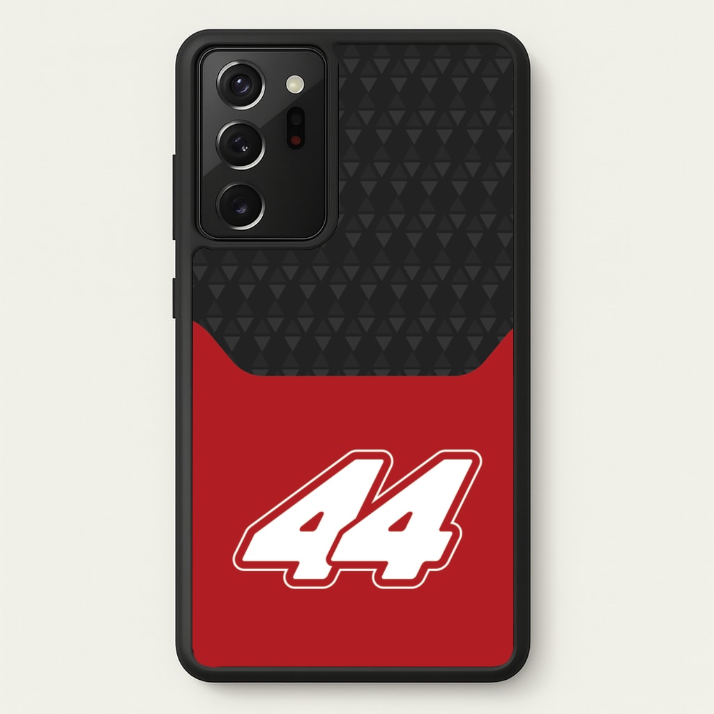 Red And Gray 44 - F1 Phone Case for Galaxy Note 20 Ultra